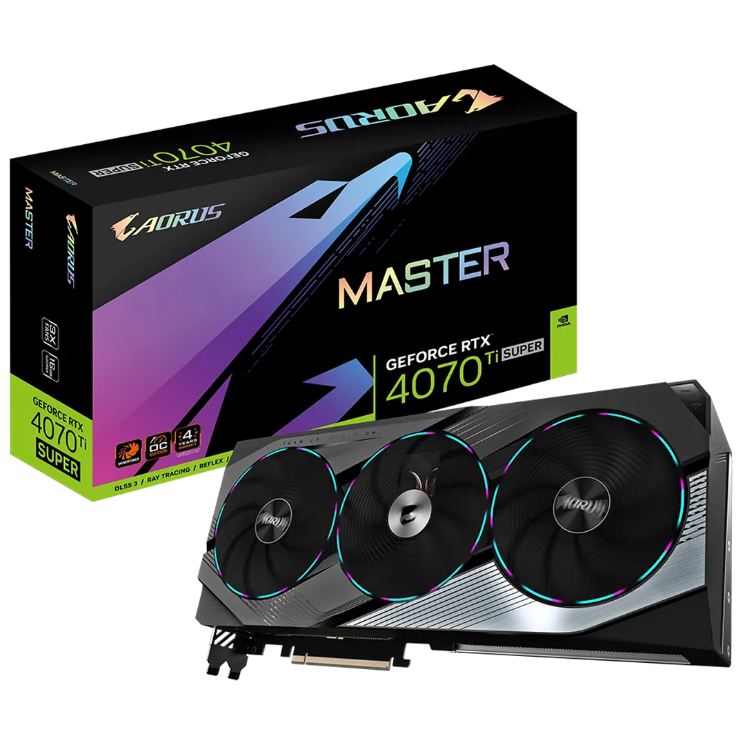 VGA 16Gb Nvidia RTX4070Ti Super GDDR6X/256bit GIGABYTE AORUS MASTER